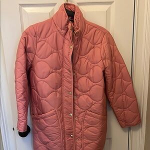 J. Crew Quilted Pink Jacket Small Petite